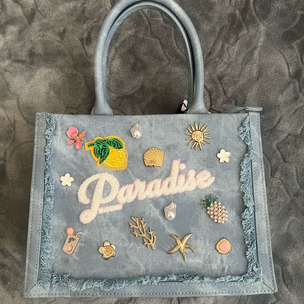 Aldo Paradisetotee Demin Tote Bag